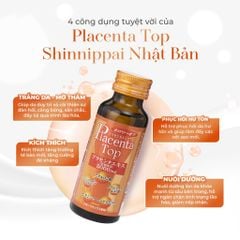 Shinnippai Nước uống Placenta Top 50ml x 10 chai