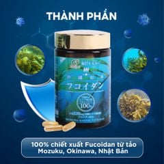 Genki Fami Thực phẩm bảo vệ sức khỏe Okinawa Kassou Fucoidan 150 viên