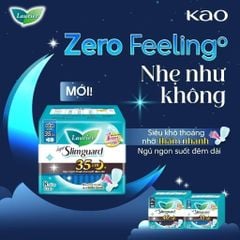Laurier Super Slimguard Đêm Siêu Mỏng 35cm Cánh 8M