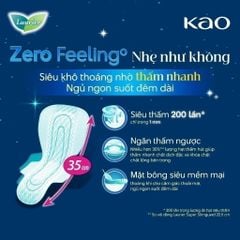 Laurier Super Slimguard Đêm Siêu Mỏng 35cm Cánh 8M