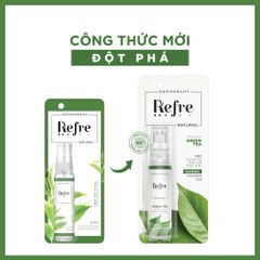 Refre Xịt khử mùi Natural Green Tea 30ml