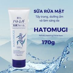 Kumano Sữa Rửa Mặt Reihaku Hatomugi W Cleansing Foam 170g