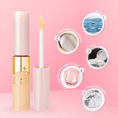 Cezanne Kem Che Khuyết Điểm Highlight Concealer 8G