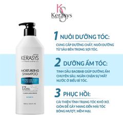 Kerasys Dầu gội Moisturizing Shampoo 600ml