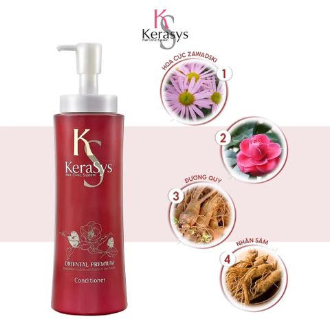 Kerasys Dầu xả Oriental Premium Conditioner 600g