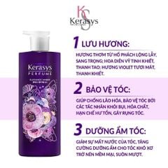 Kerasys Dầu xả Perfumed Elegance Amber Rinse 600ml