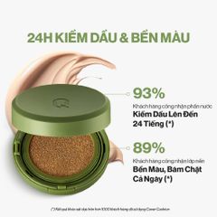 GLAMRR Q Phấn nước trang điểm VEGAN SUPER COVER CUSHION 15g