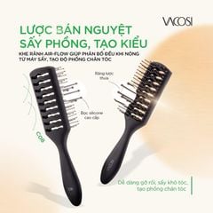 Vacosi Lược làm khô và tạo kiểu tóc C08