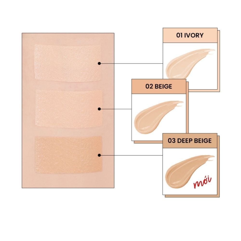 The Lab by blanc doux Phấn nước Oligo Hyaluronic Acid Healthy Cream