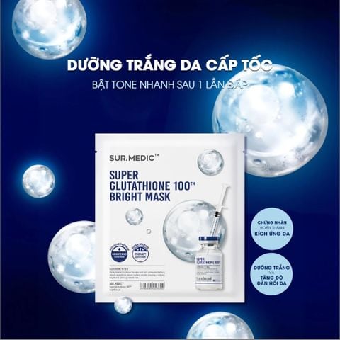 Sur.Medic+ Super Gluthathione 100tm Bright Mask