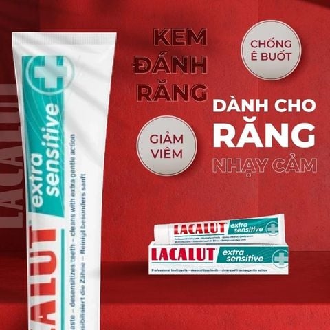 Lacalut Kem đánh răng Extra Sensitive 75ml