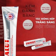 Lacalut Kem đánh răng White 75ml