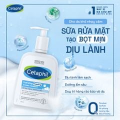 Cetaphil Sữa Rửa Mặt Tạo Bọt Hydrating Foaming Cream Cleanser 473ml
