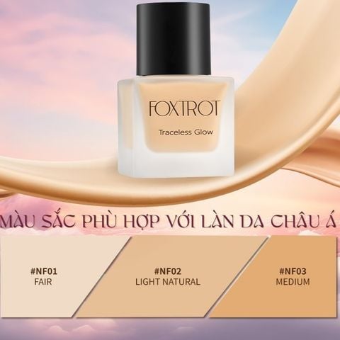 FOXTROT Kem nền Traceless Glow Foundation SPF 30++ (35ml)