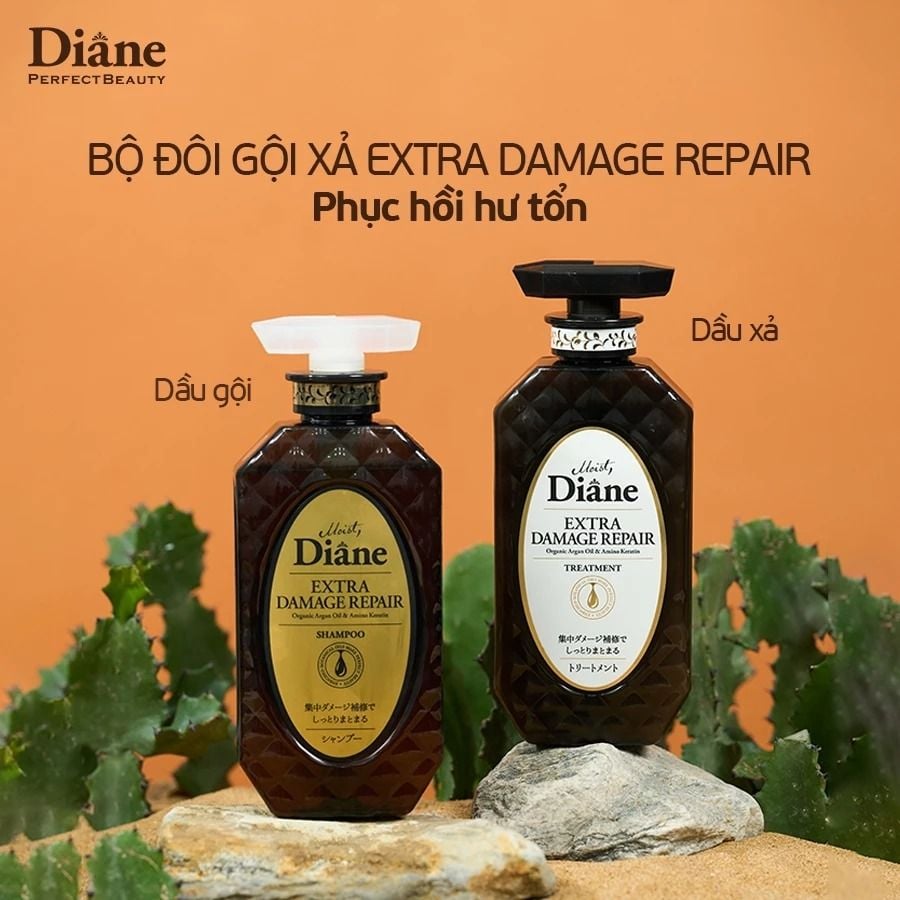 Moist Diane Dầu xả Extra Damage Repair Treatment 450mlMoist Diane