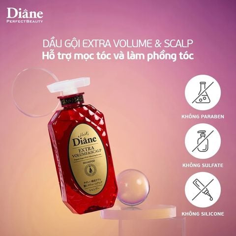 Moist Diane Dầu gội Extra Volume & Scalp Shampoo 450ml