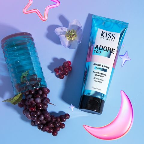 Kiss My Body Sữa dưỡng thể Bright & Shine Perfume Lotion #Adore You 226g