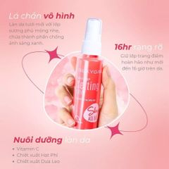 Silkygirl Xịt khóa nền Makeup Setting Spray - Super Longwear 70ml