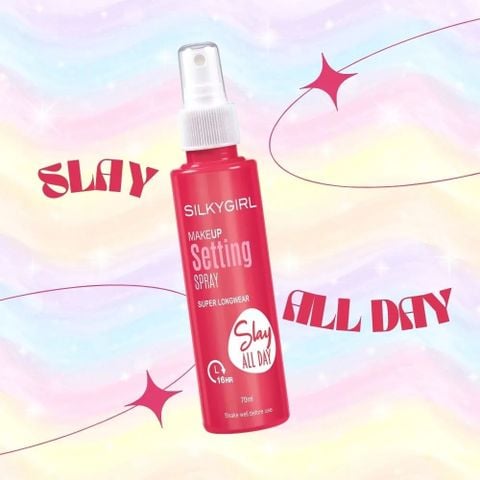 Silkygirl Xịt khóa nền Makeup Setting Spray - Super Longwear 70ml