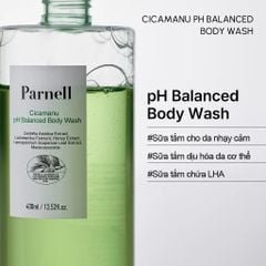 Parnell Sữa tắm Cicamanu Ph Balanced Body Wash 400ml