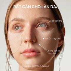 Parnell Toner Pad Cicamanu Cotton Clear 90 miếng 160ml