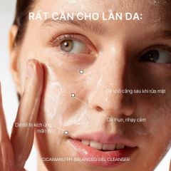 Parnell Sữa rửa mặt Cicamanu Ph Balanced Gel Cleanser 100ml