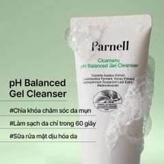 Parnell Sữa rửa mặt Cicamanu Ph Balanced Gel Cleanser 100ml