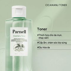 Parnell Nước hoa hồng Cicamanu Toner 200ml
