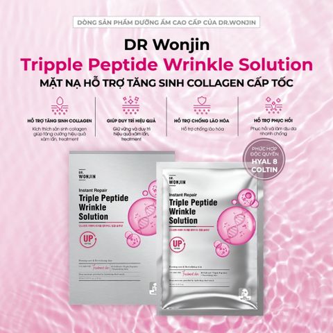 Dr.Wonjin Mặt nạ Instant Repair Triple Peptide Wrinkle