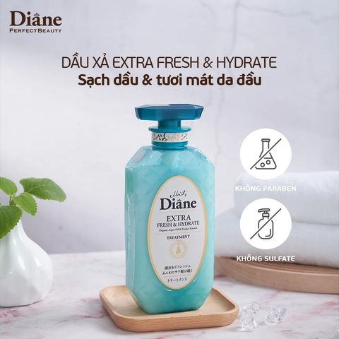 Moist Diane Dầu xả Extra Fresh & Hydrate Treatment 450ml