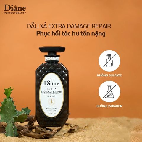 Moist Diane Dầu xả Extra Damage Repair Treatment 450ml
