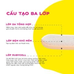 Lemonade bộ 3 bông phấn tán nền cushion puff set - 3pcs 6.9g