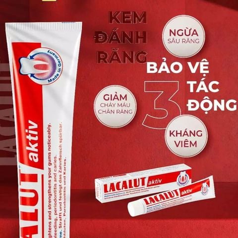 Lacalut Kem đánh răng Aktiv 75ml