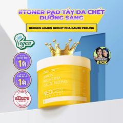 Neogen Dermalogy Tẩy tế bào chết chanh hỗ trợ dưỡng trắng, đều màu da Lemon Bright Pha Gauze Peeling 30 Miếng