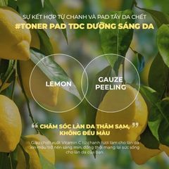 Neogen Dermalogy Tẩy tế bào chết chanh hỗ trợ dưỡng trắng, đều màu da Lemon Bright Pha Gauze Peeling 30 Miếng