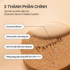 Parnell Phấn nước Cicamanu Serum In Matte Cushion