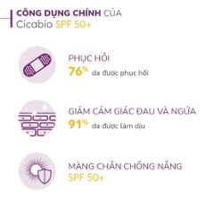 Bioderma Kem dưỡng Cicabio Creme+ SPF50+ 40ml