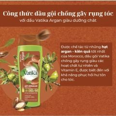 Vatika Naturals Dầu gội Moroccan Argan Antibreakage