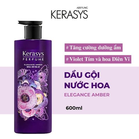 Kerasys Dầu gội Perfumed Elegance Amber Shampoo 600ml