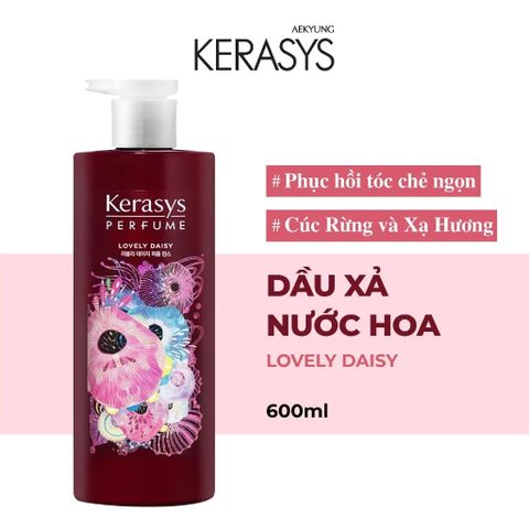 Kerasys Dầu xả Perfumed Lovely Daisy Rinse 600ml