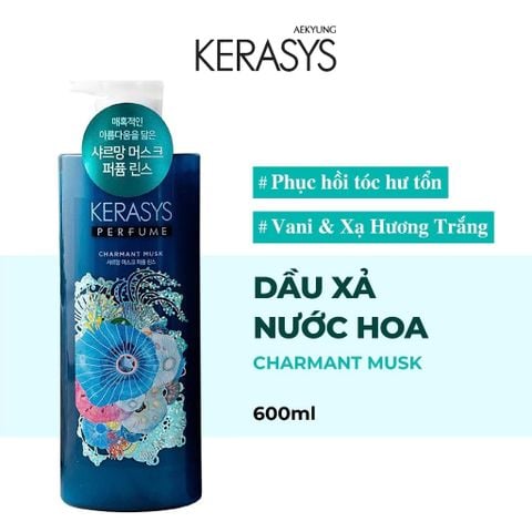 Kerasys Dầu xả Perfumed Charmant Musk Rinse 600ml
