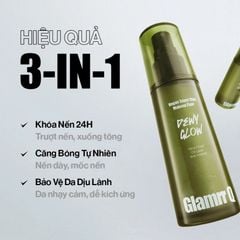Glamrr Q xịt khóa nền Vegan Super Stay Makeup Fixer