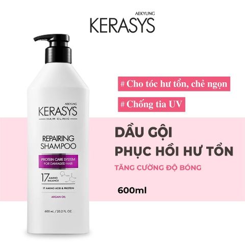 Kerasys Dầu gội Repairing Shampoo 600ml