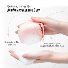 Vacosi Lược Gội Đầu Detangling Shampoo Brush Pink_C22-H