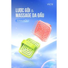 Vacosi Lược Gội Đầu Detangling Shampoo Brush Pink_C22-H