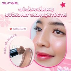 Silkygirl Tạo khối dạng kem Cheecky Puff  Contour