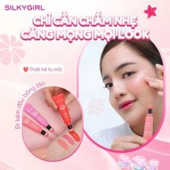 Silkygirl Má hồng kem Cheeky Puff Blusher