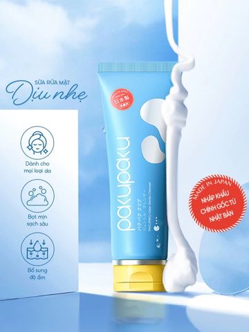 Pakupaku Sữa rửa mặt Clear Gentle Cleanser 100g