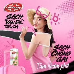 Lifebuoy Sữa tắm Cica & Muối Hồng 800g