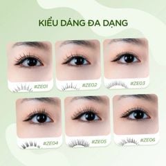 Vacosi Lông Mi Gân Trong Zero-Band Eyelashes